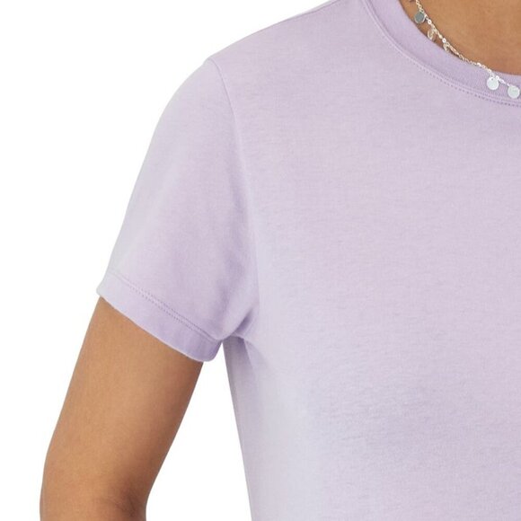 Champion Women’s The Classic Crewneck T‑Shirt NWT XL Morning Dew Lavender - Picture 3 of 5